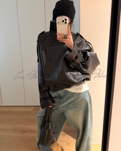 AC leather Jacket(+2color)