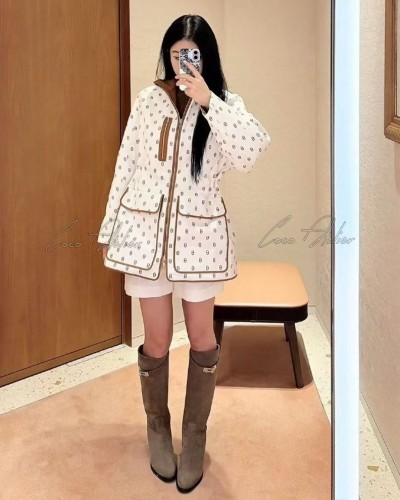 HE 2way Quilting Padded Jacket