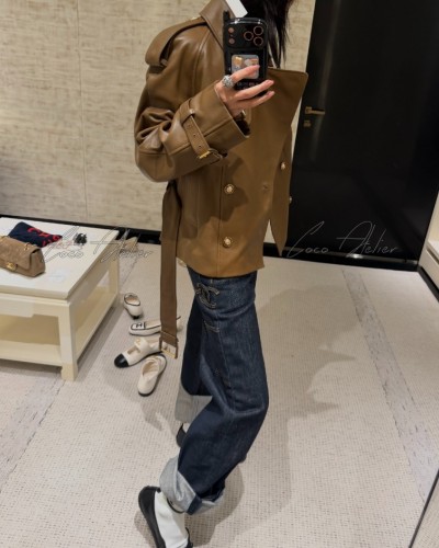 CC leather jacket