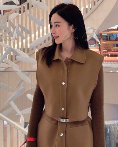 HE Cashmere Vest Jacket