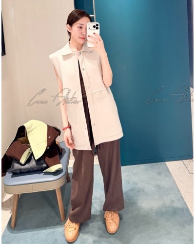 HE Cashmere Vest Jacket