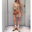 Miu checked long-sleeve shirt