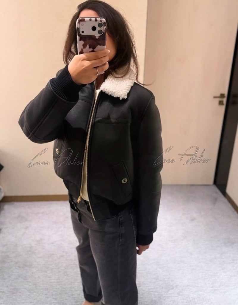 CC shearling jacket