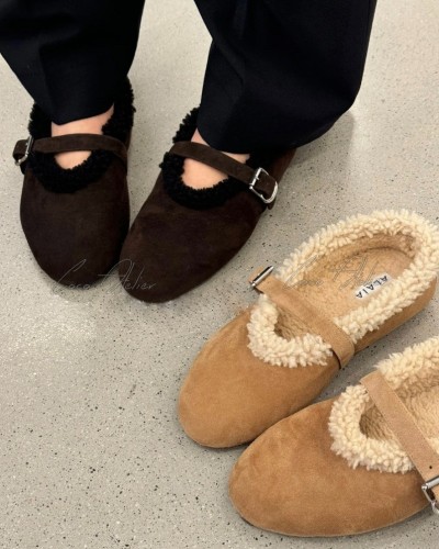 AlA Shearing ballerina sandals