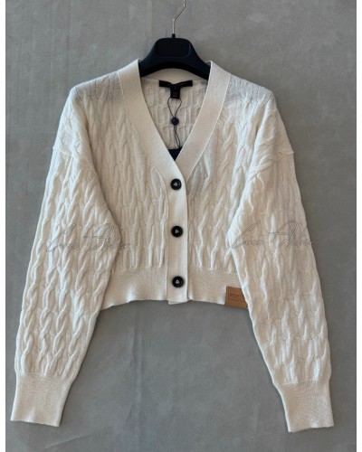 LV cropped cardigan
