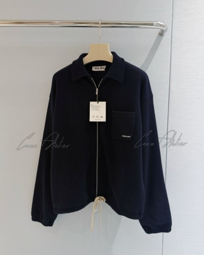 Miu new Knit Zip-up
