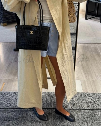 CC Crocodile Shoulder Bag