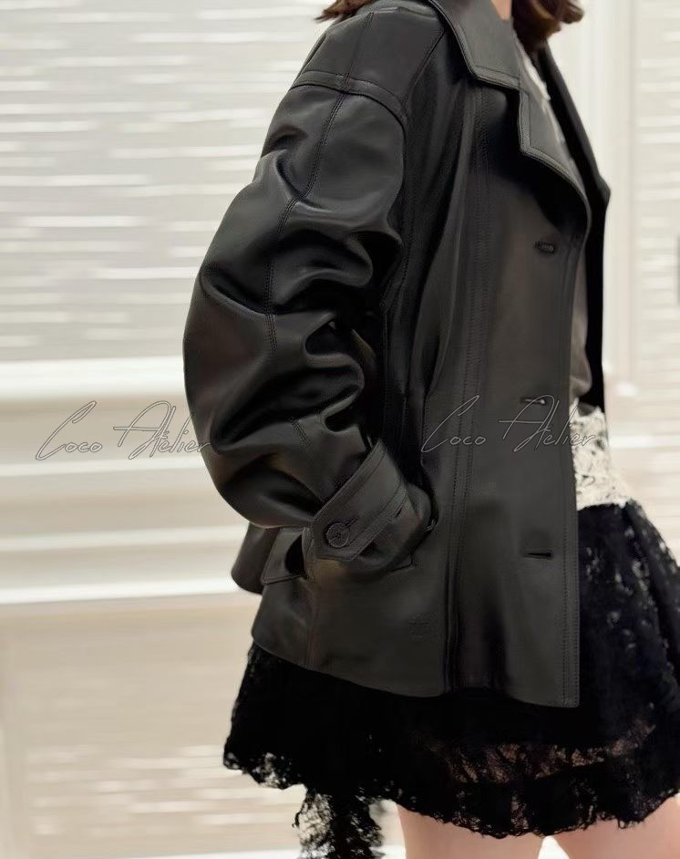 CD leather Jacket