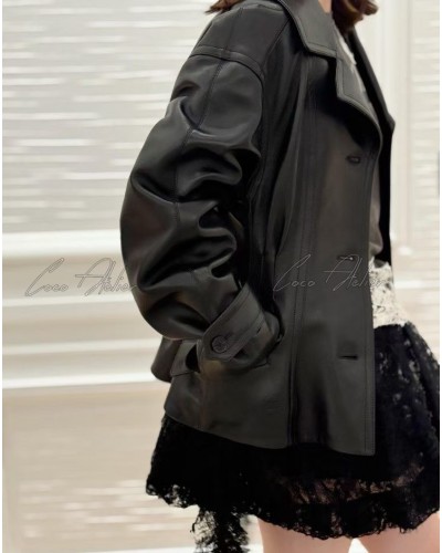 CD leather Jacket