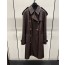 CC leather Coat