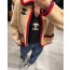 CC shearling fur jacket