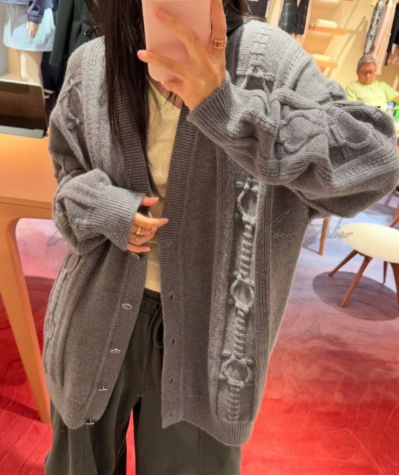 H Cashmere Cardigan