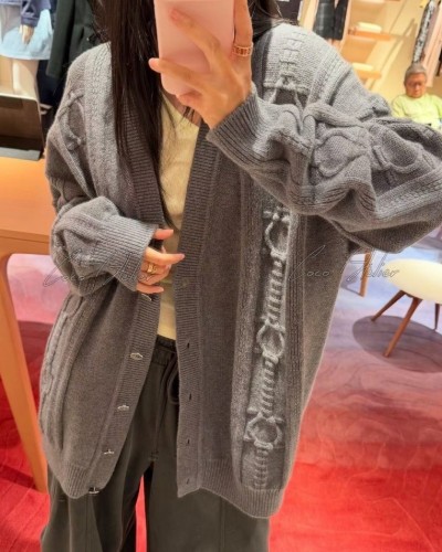 H Cashmere Cardigan